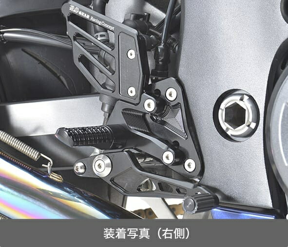 アールズギア SUZUKI Hayabusa ライディングステップ（ブラック） AC01-0200-BK
