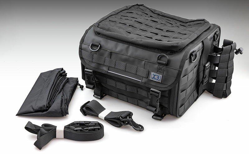 KIJIMA（キジマ） K3 タクティカル シートバッグ M TC06A ブラック ZK3-10006BA