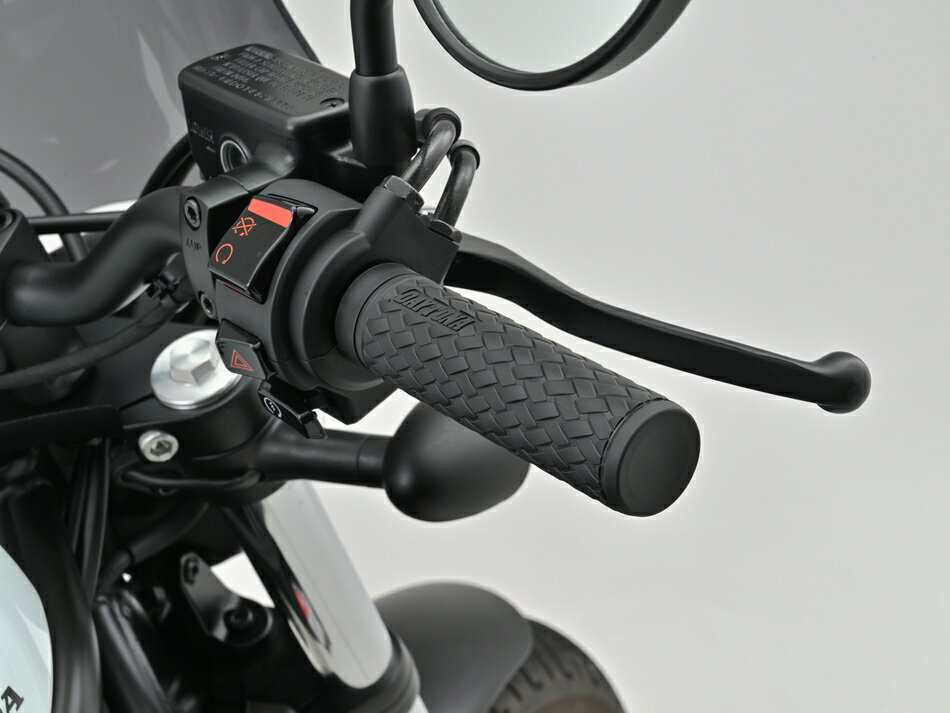 DAYTONA GRIPPY GRIP GG-D-KNIT ��25.4�ϥ�ɥ��ѥ���å� �֥�å� 47825