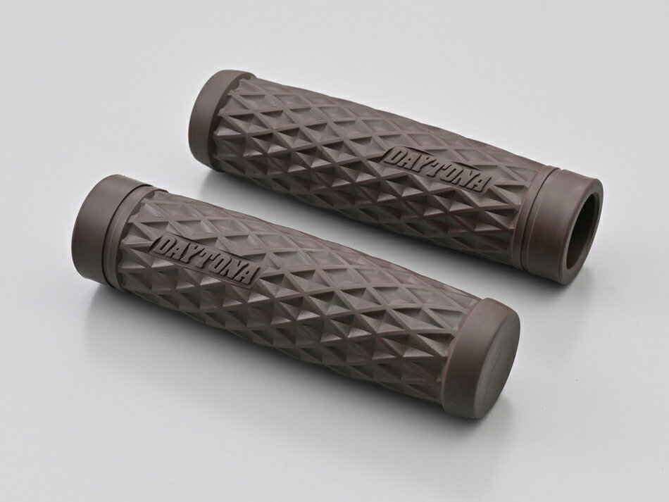 DAYTONA GRIPPY GRIP GG-D-GRID Φ25.4ハンドル用グリップ ブラウン 47893