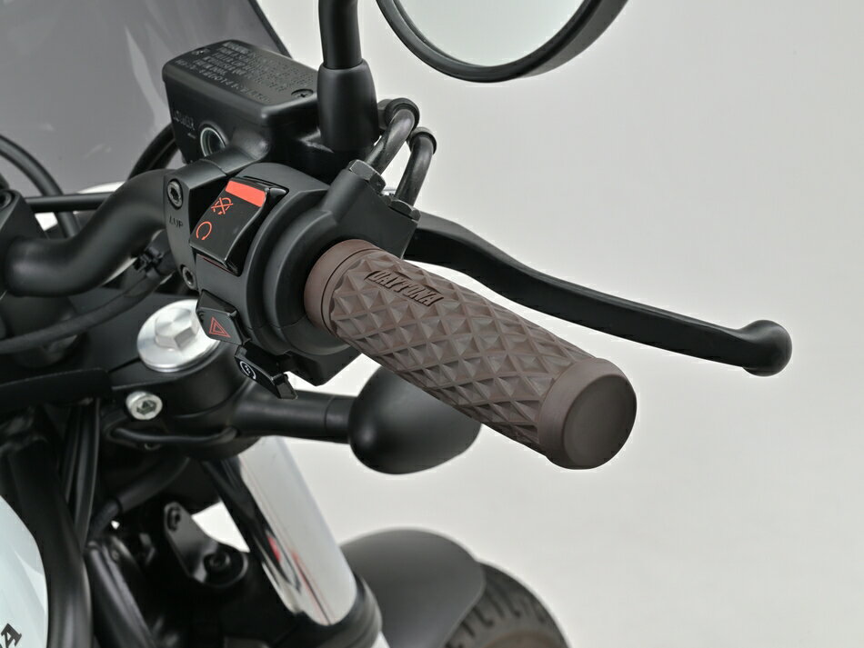 DAYTONA GRIPPY GRIP GG-D-GRID ��25.4�ϥ�ɥ��ѥ���å� �֥饦�� 47893