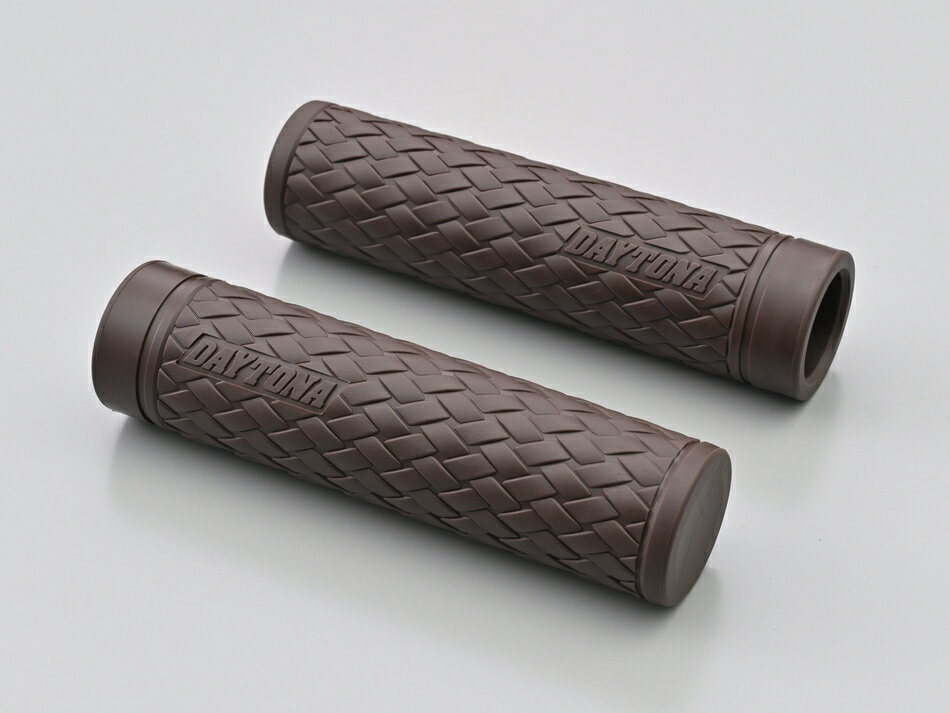 DAYTONA GRIPPY GRIP GG-D-KNIT Φ25.4ハンドル用グリップ ブラウン 47901