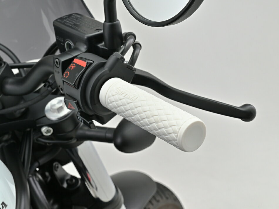 DAYTONA GRIPPY GRIP GG-D-KNIT ��25.4�ϥ�ɥ��ѥ���å� �ۥ磻�� 47905