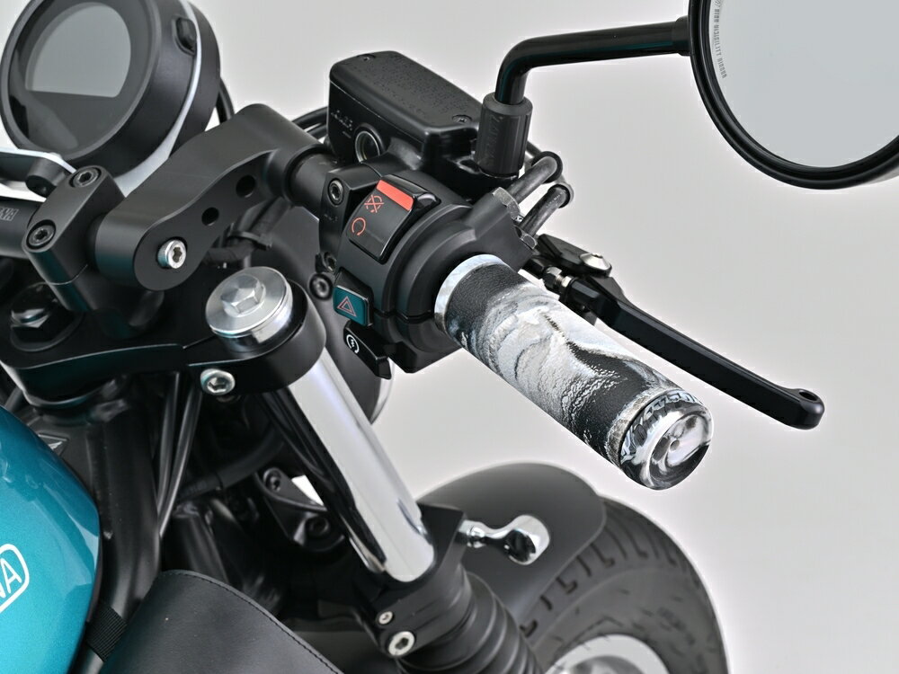 DAYTONA GRIPPY GRIP GG-D-MARBLE����Ĺ125mm�� �ۥ磻��/�֥�å� 49582