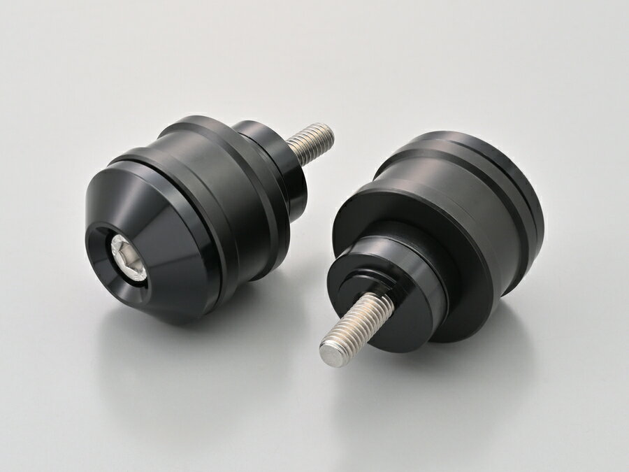 DAYTONA アルミビレット ミドルウエイトバーエンド ハイディッシュ ブラック HONDA車 M6タイプ 49213