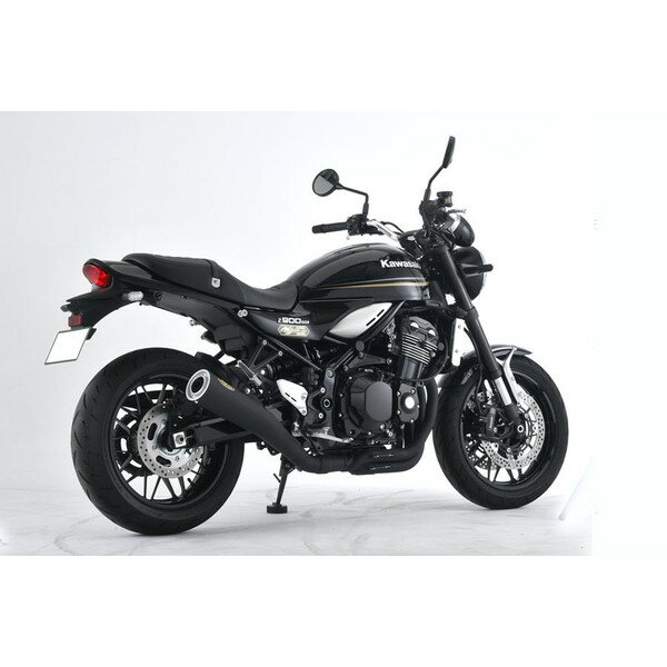 NOJIMA（ノジマ） Kawasaki Z900RS 18- メガホン サイレンサー 機械曲げSUSフルエキゾースト 4-1 NMSX639MB-CLK