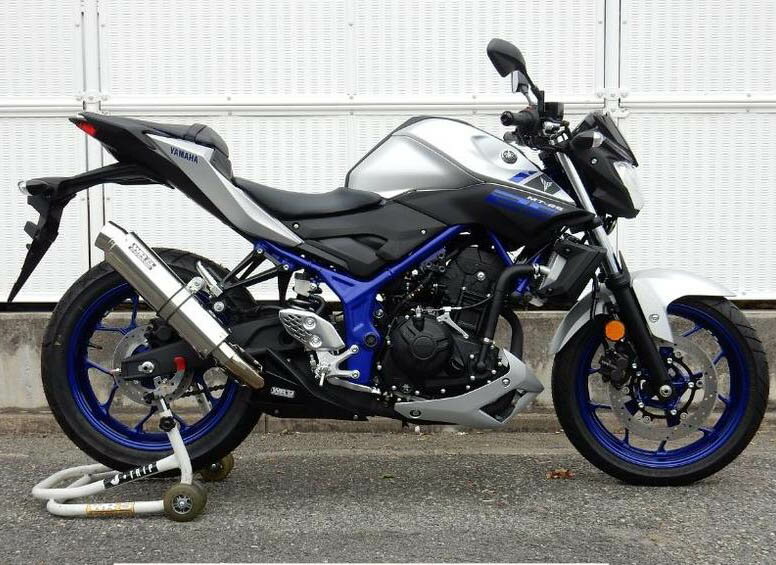 Other - WR'S YAMAHA MT-25 / MT-03 ラウンドタイプ・ステンレス/ステンレス サイレンサー BF2260JM