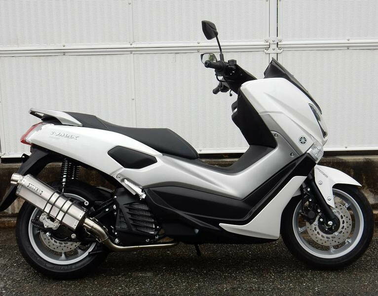 WR'S YAMAHA NMAX155 チタンオーバル（ソリッド）・フルエキゾースト LV2125JM