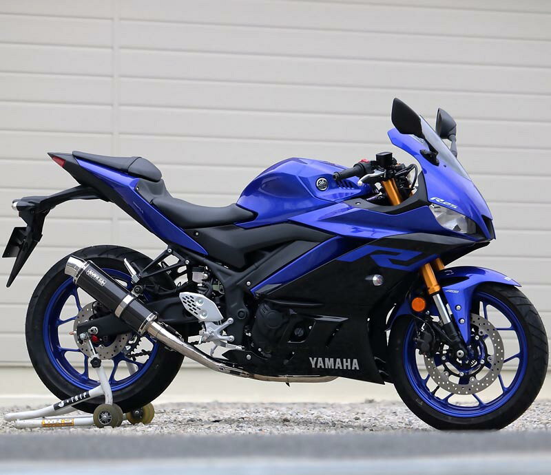 樂天商城 - WR'S YAMAHA YZF-R25 ラウンド・フルエキゾーストマフラー（カーボン） SC2255JM