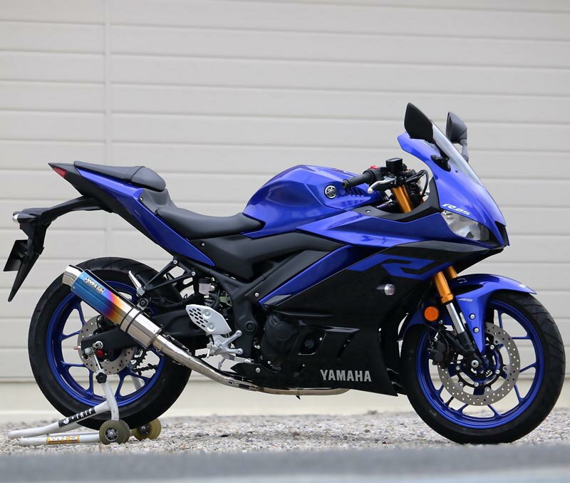 WR'S YAMAHA YZF-R25 ラウンド・フルエキゾーストマフラー（チタン焼き色） LS2255JM