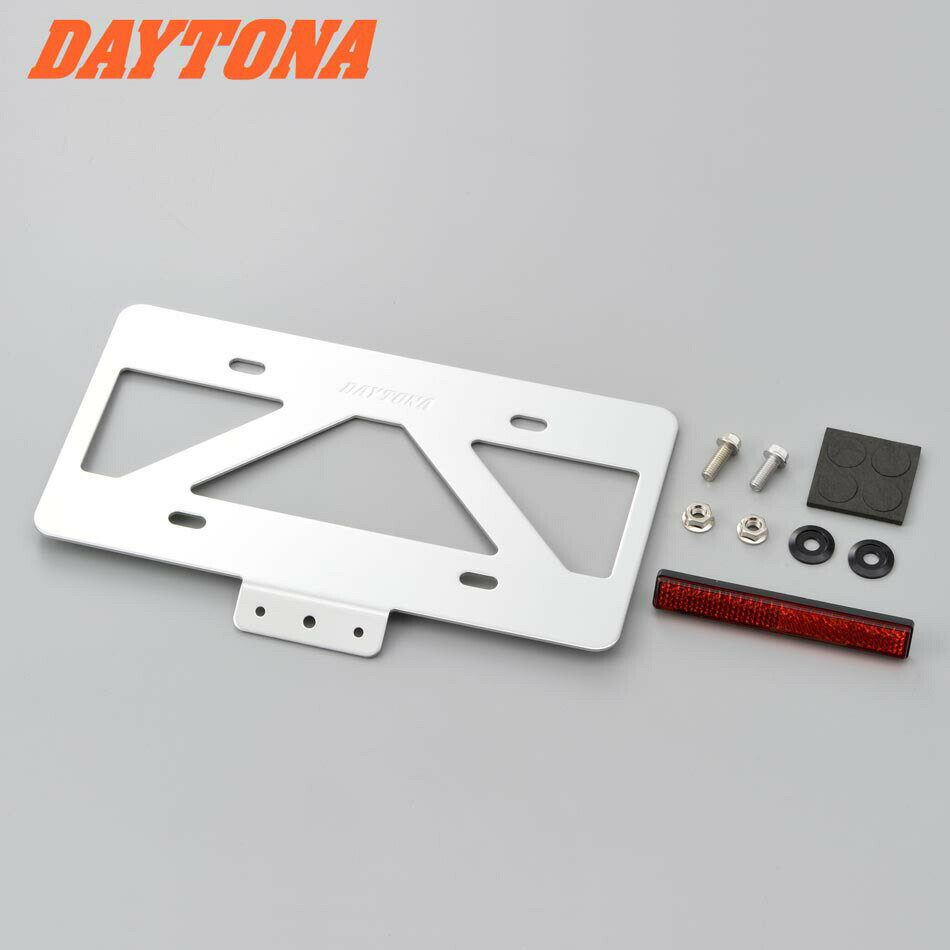 DAYTONA 軽量ナンバープレートスタビライザー（リフレクター付き）クリアー 99681