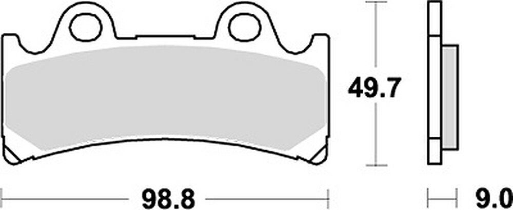 KITACO SBSブレーキパッド 683シリーズ HF 777-0683000