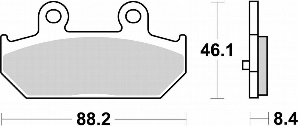 KITACO SBSブレーキパッド 182シリーズ E 777-0182000
