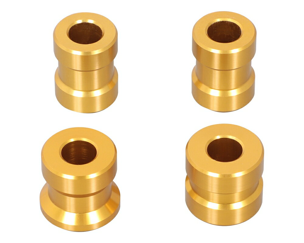 KITACO GROM アルミアクスルカラーSET ゴールド・フロント用 093-1432270