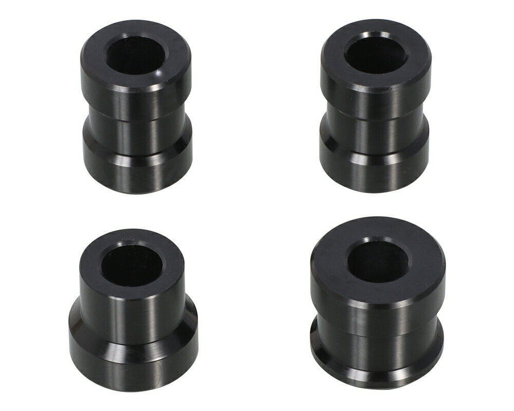 KITACO モンキー125 アルミアクスルカラーSET ブラック 093-1300250