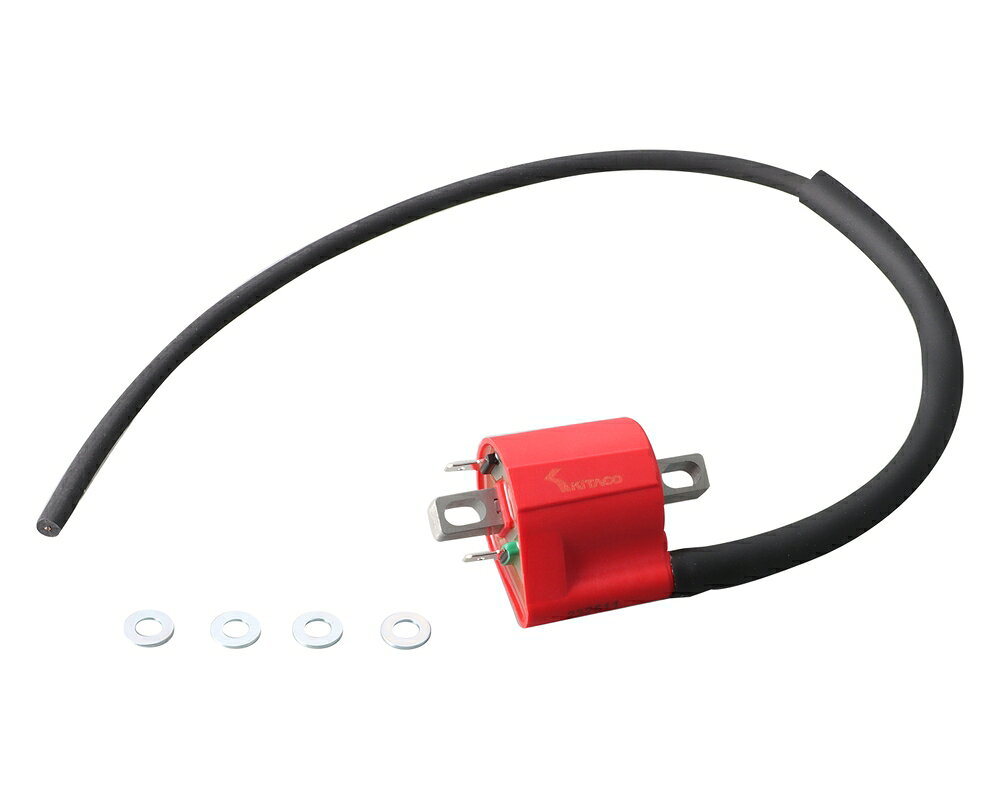 KITACO モンキー125 ダックス125 CT125ハンターカブ等 イグニッションコイル TCI点火車用/レッド 754-9010020