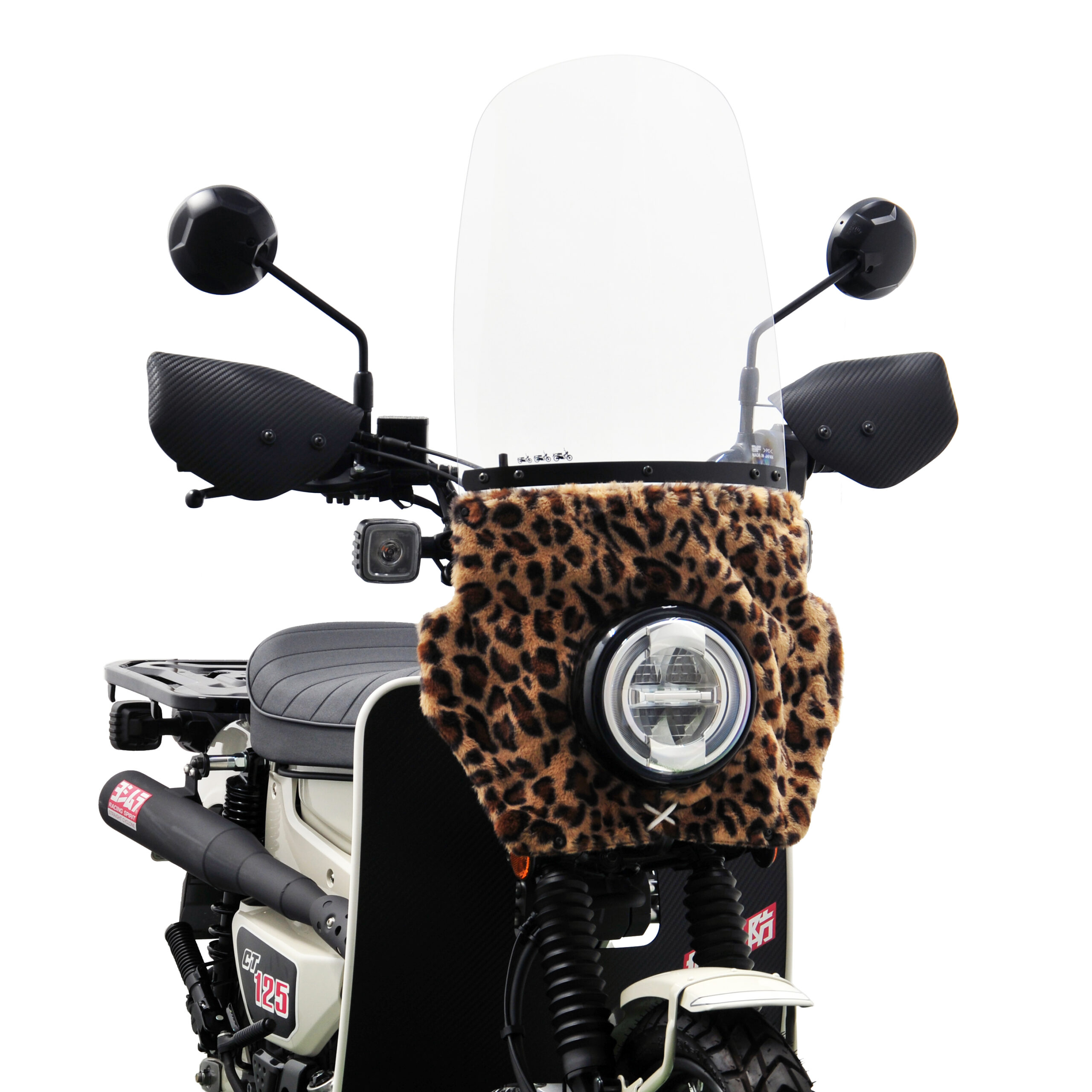 旭風防 CT125 ロング風防 ヒョウ柄 CT-T14