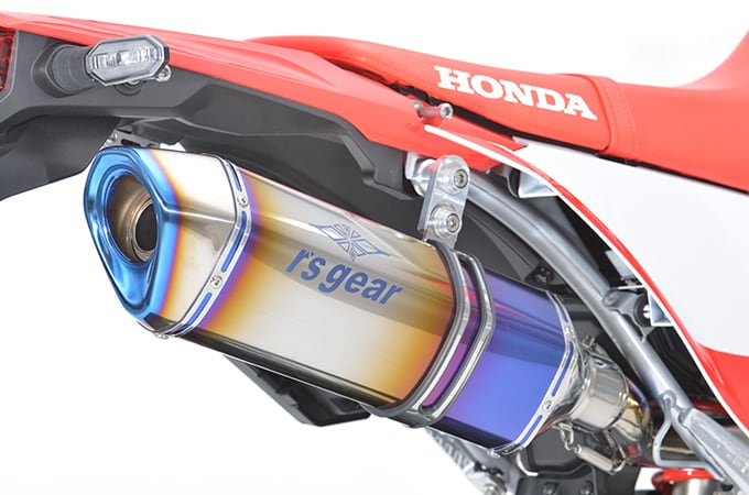 樂天商城 - アールズギア CRF250L/RALLY REAL SPEC フルチタン スリップオン チタンドラッグブルー RH64-T3SD