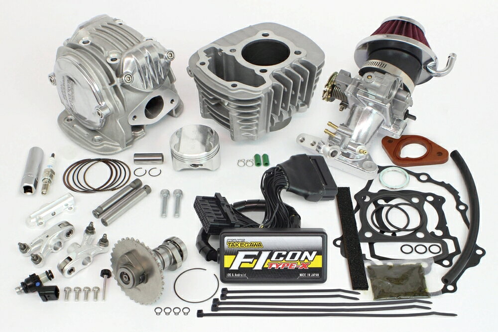 楽天市場】武川 スーパーヘッド 4v＋r 138cc ストロークの通販