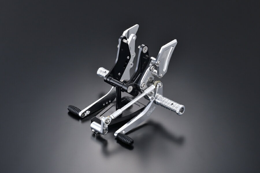 Gクラフト モンキー 3Pバックステップ タイプ3 シルバー 32128