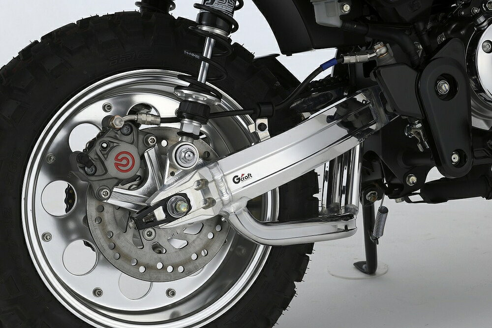 Gクラフト ノーマル長モンキー125 スイングアーム トリプルスクエアミドル スタビ付 60798