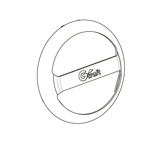 Gクラフト モンキー125 テールランプカバー 31253