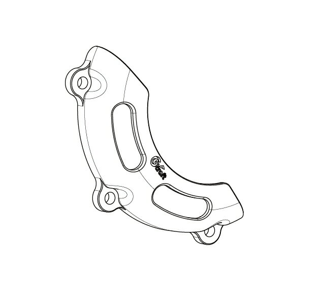 Gクラフト モンキー125 ビレット ジェネレーターカバーガード 31259