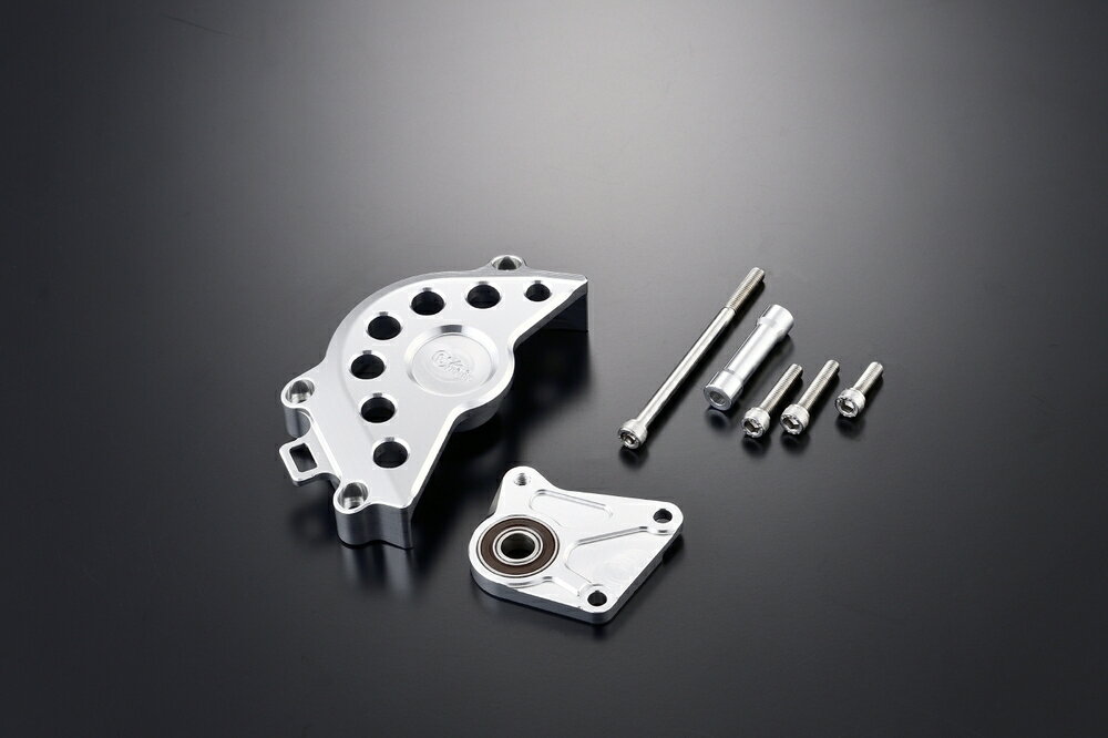 Gクラフト モンキー125 CT125 GROM ビレットスプロケットガード シルバー 31521