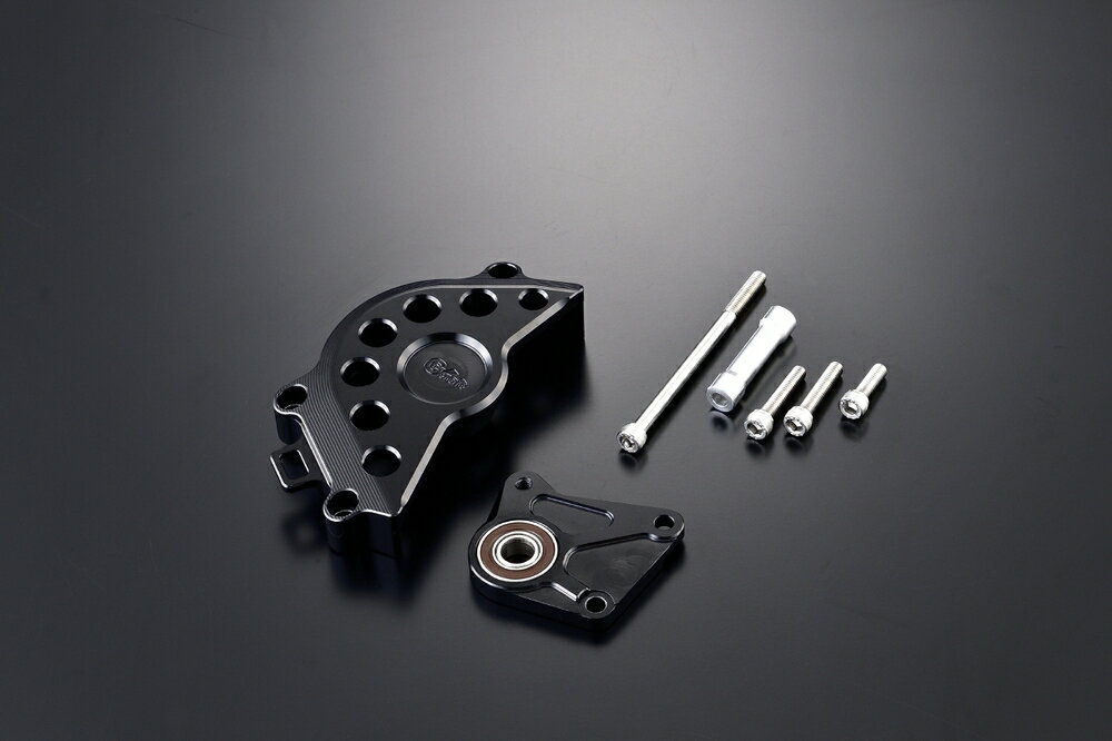 Gクラフト モンキー125 CT125 GROM ビレットスプロケットガード ブラック 31522