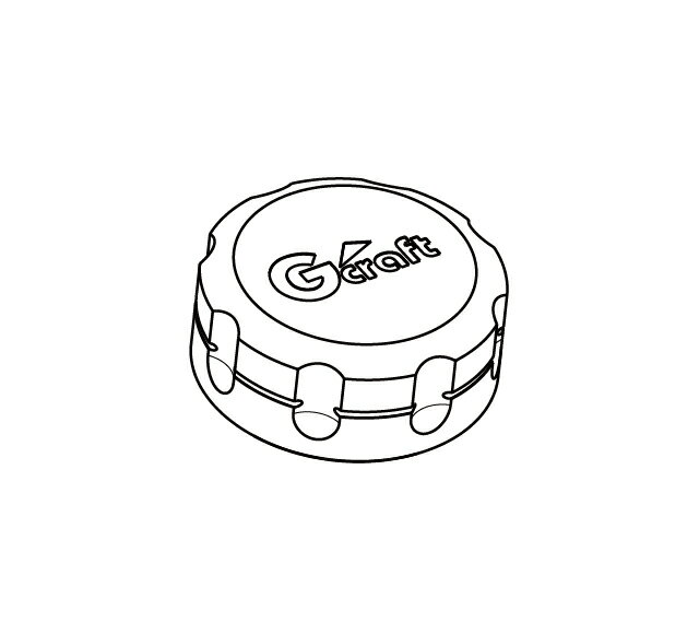 Gクラフト モンキー125 ビレットリアマスターキャップ シルバー 31275