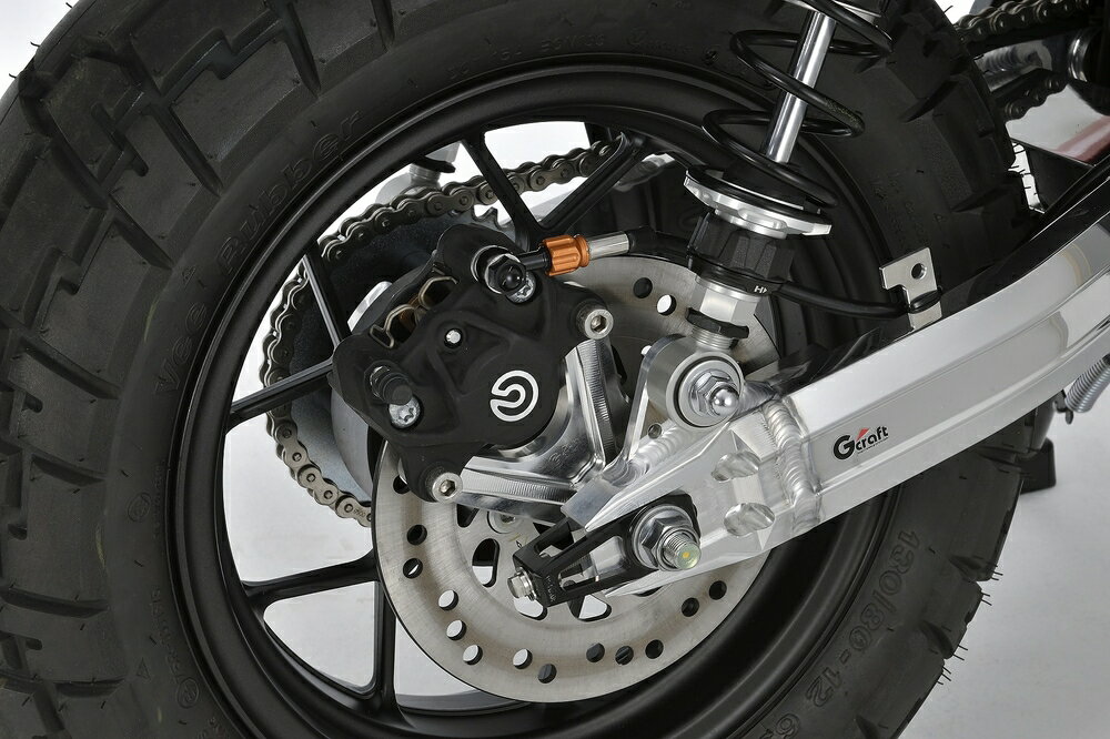 Gクラフト モンキー125 リアキャリパーサポート タイプ2 31504