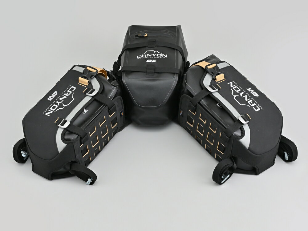 DAYTONA GIVI GRT721B 防水サイドバッグ16L＆シートバッグ12L 3点セット 63464