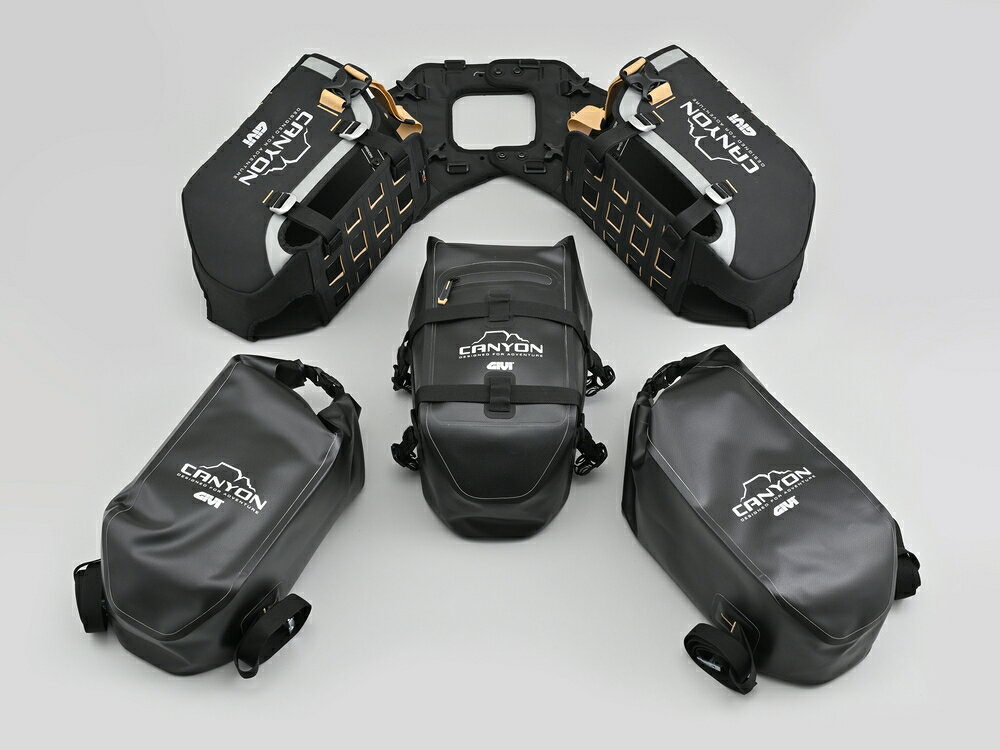 DAYTONA GIVI GRT721B 防水サイドバッグ16L＆シートバッグ12L 3点セット 63464