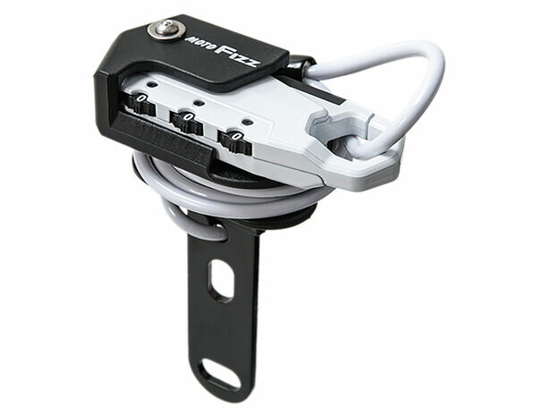 樂天商城 - TANAX MOTO FIZZ ヘルメット用ワイヤーロック ストレート ホワイト MF-4754