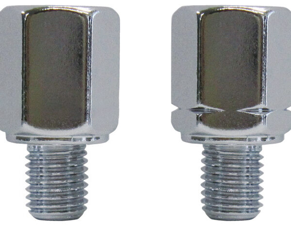 TANAX 逆ネジアダプター 10mm逆ネジ→10mm正ネジ/クロームメッキ HM-10