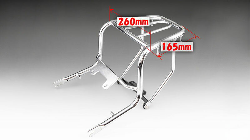 KIJIMA（キジマ） モンキー125 リアキャリア クロームメッキ 210-2789