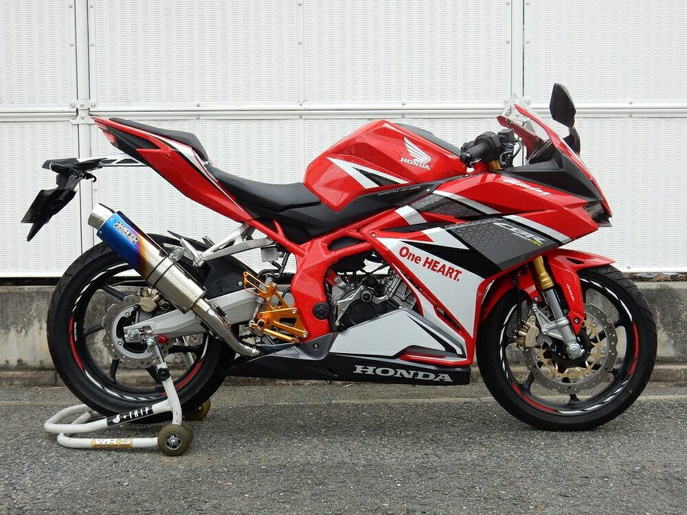 樂天商城 - WR'S CBR250RR スリップオン ラウンド・焼き色チタンサイレンサー JMCA BK1230JM