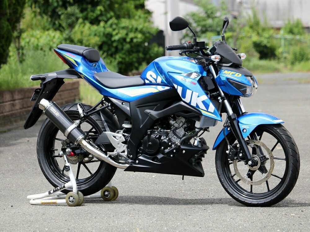 Other - WR'S GSX-S125 / GSX-S150 フルエキゾースト ラウンド・カーボンサイレンサー JMCA SC3130JM