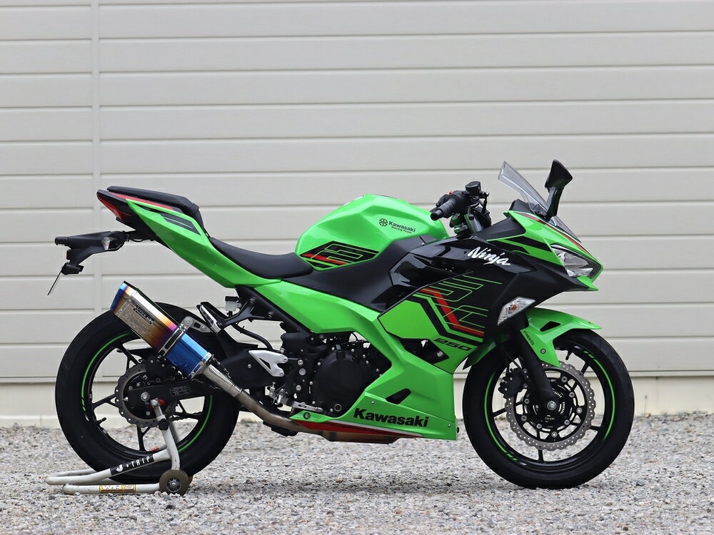 WR'S Ninja400 スリップオン SS-OVAL 焼き色タイプ JMCA SB4430JM