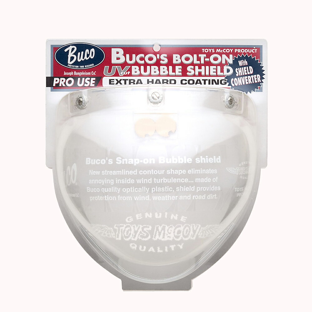 Buco - BUCO（ブコ） ボルトオンバブルシールドwithコンバーター クリア 01071BSBSWCC