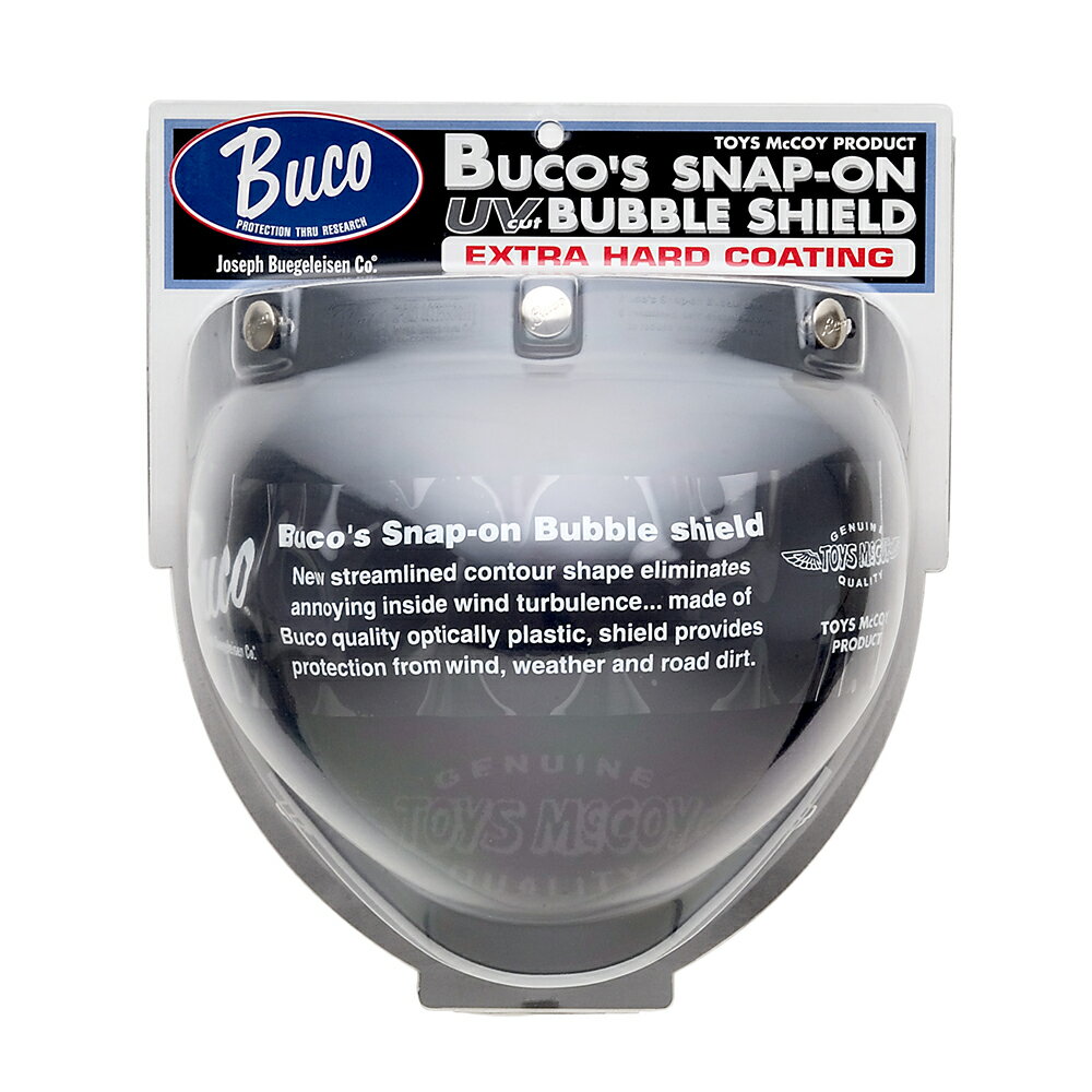 Buco - BUCO（ブコ） スナップオンバブルシールドEXハードコート スモーク 01071BSSBSES