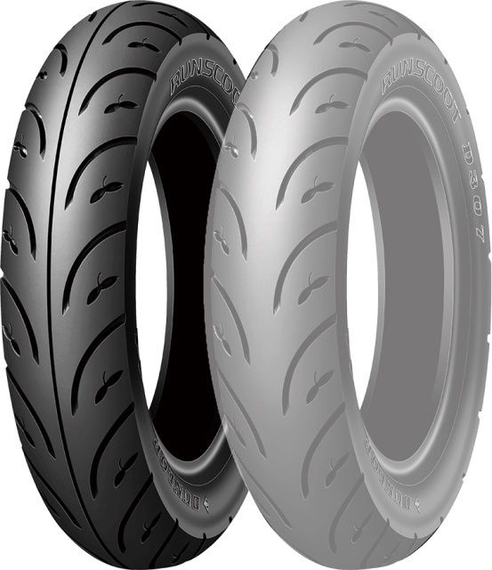 Scooter Tires - DUNLOP(ダンロップ) D307F 100/80-14 48P TL スクーター＆ミニバイク フロントタイヤ 336101
