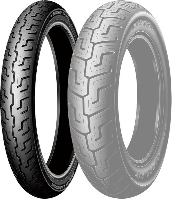 樂天商城 - DUNLOP(ダンロップ) D401F 100/90-19 57H TL アメリカン（ハーレーダビッドソン用タイヤ） フロントタイヤ 249025