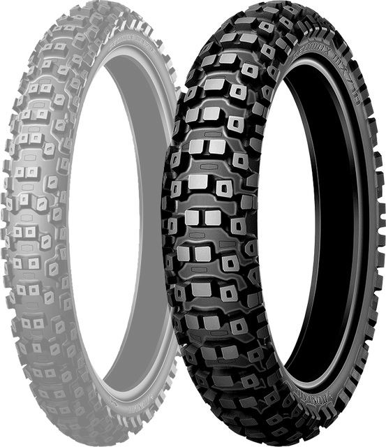 Below 17 inches - DUNLOP(ダンロップ) GEOMAX MX71 110/90-18 61M WT モトクロス エンデューロ トライアル リアタイヤ 289555