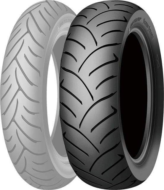 DUNLOP(ダンロップ) SCOOTSMART 120/90-10 66J TL スクーター&レジャータイヤ リア...