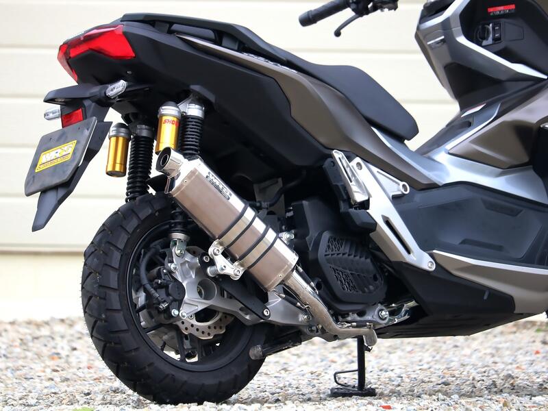 WR'S Honda ADV150 ST-OVALフルエキゾースト ソリッドチタンサイレンサー仕様 LV1160JM