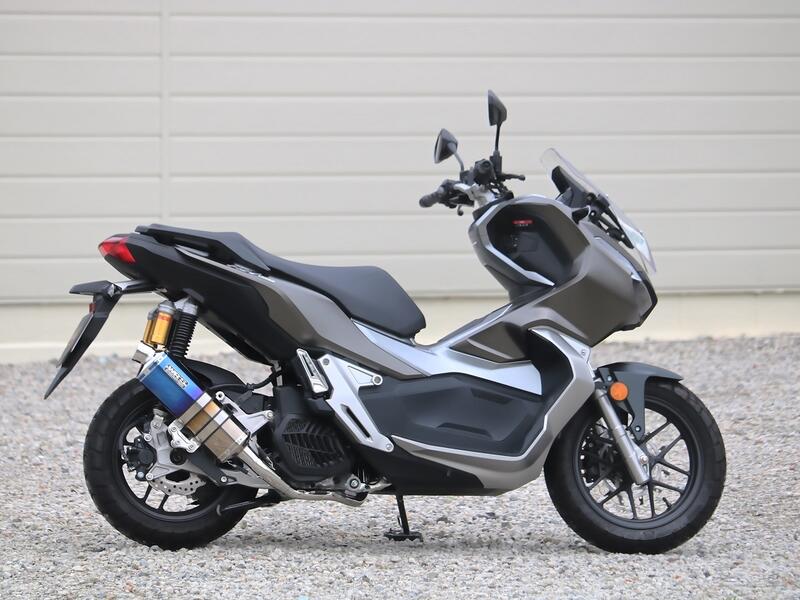 WR'S Honda ADV150 ST-OVALフルエキゾースト 焼き色チタンサイレンサー仕様 LM1160JM 3