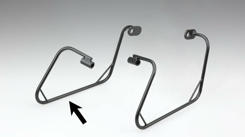 KIJIMA（キジマ） スーパーカブC125('18-)バッグサポート ブラック 左側 210-49632