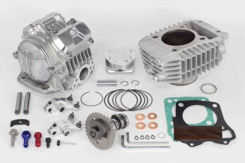 スペシャルパーツ武川 GROM MSX125 モンキー125 スーパーヘッド4V+R(5軸ポート加工)ボアアップキット181cc 01-05-0174