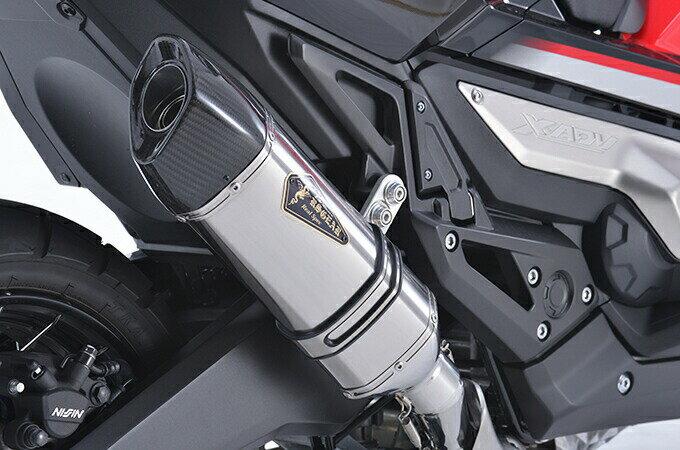 排氣管 - r'sgear（アールズギア） X-ADV('17-'20) Real Spec Slip-On チタンポリッシュ カーボンエンド RH25-C3ST